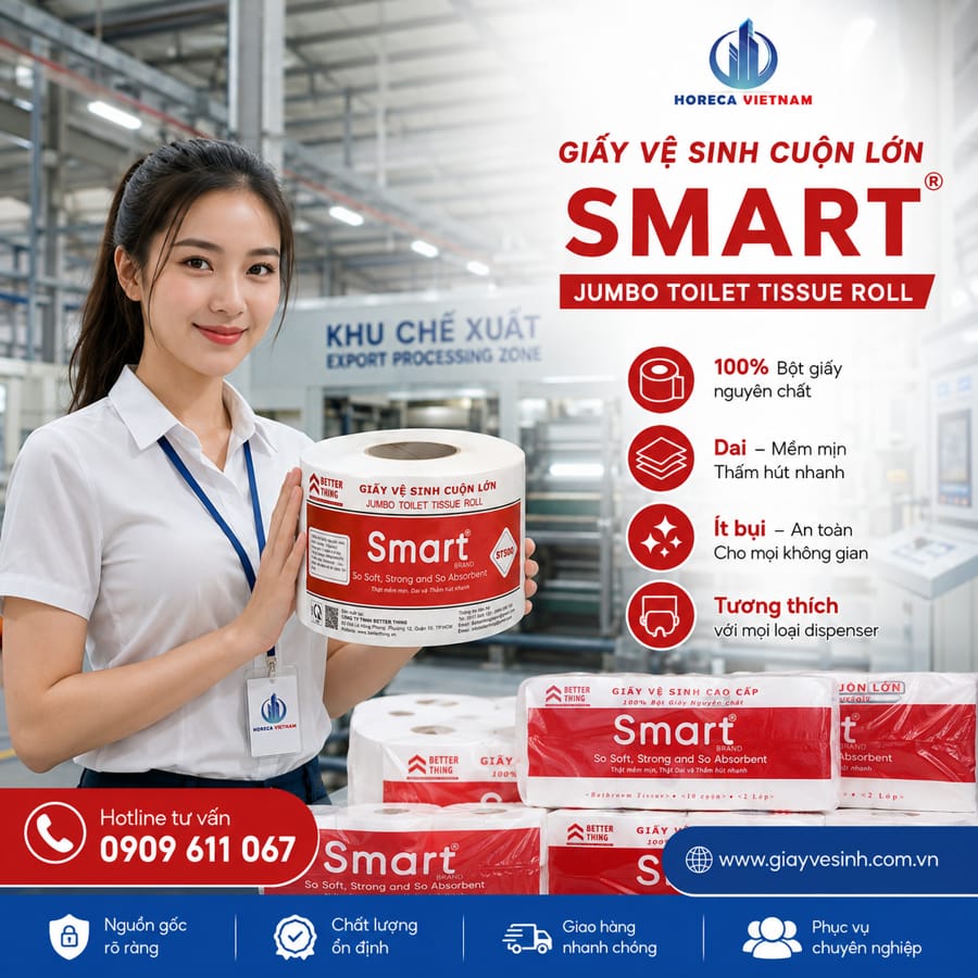 Horeca Việt Nam địa chỉ mua giấy vệ sinh công nghiệp better thing tốt nhất