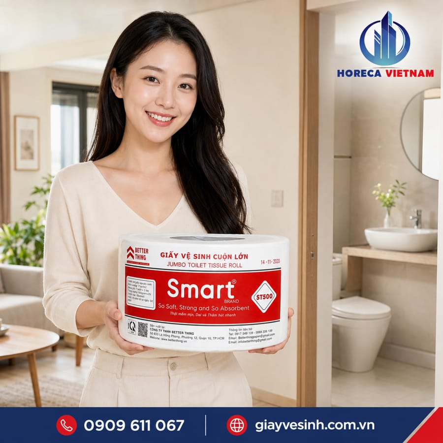 Horeca Việt Nam địa chỉ mua giấy vệ sinh cuộn lớn better thing uy tín giá sỉ tốt nhất giao nhanh