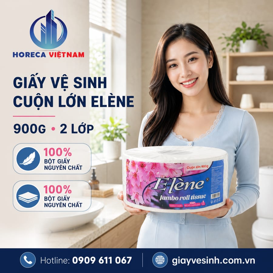 Horeca Việt Nam địa chỉ mua sỉ giấy vệ sinh elena chính hãng tốt nhất