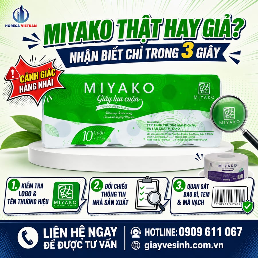 Hướng dẫn cách giúp bạn nắm vững cách phân biệt giấy Miyako thật giả chỉ trong 3 giây quan sát.