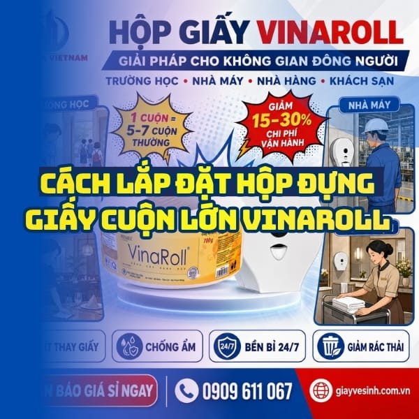 Hướng dẫn lắp hộp giấy vinaroll dễ dàng tại nhà uy tín tốt nhất tại Horeca Việt Nam