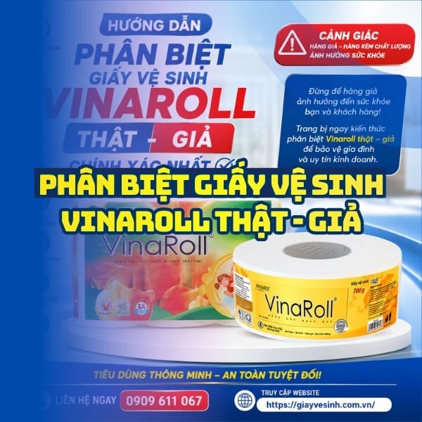Hướng dẫn phân biệt giấy vinaroll thật giả uy tín tại Horeca Việt Nam
