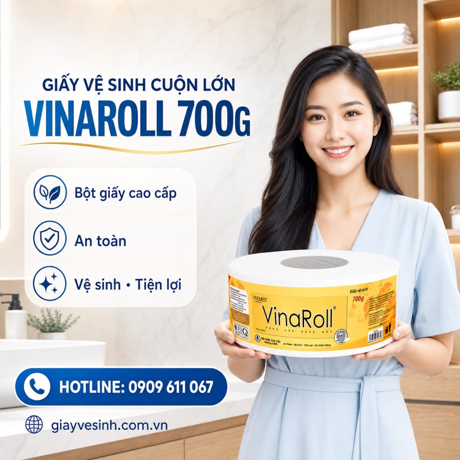 Mua giấy vệ sinh cuộn lớn vinaroll uy tín giá tốt giao nhanh tại Horeca Việt Nam