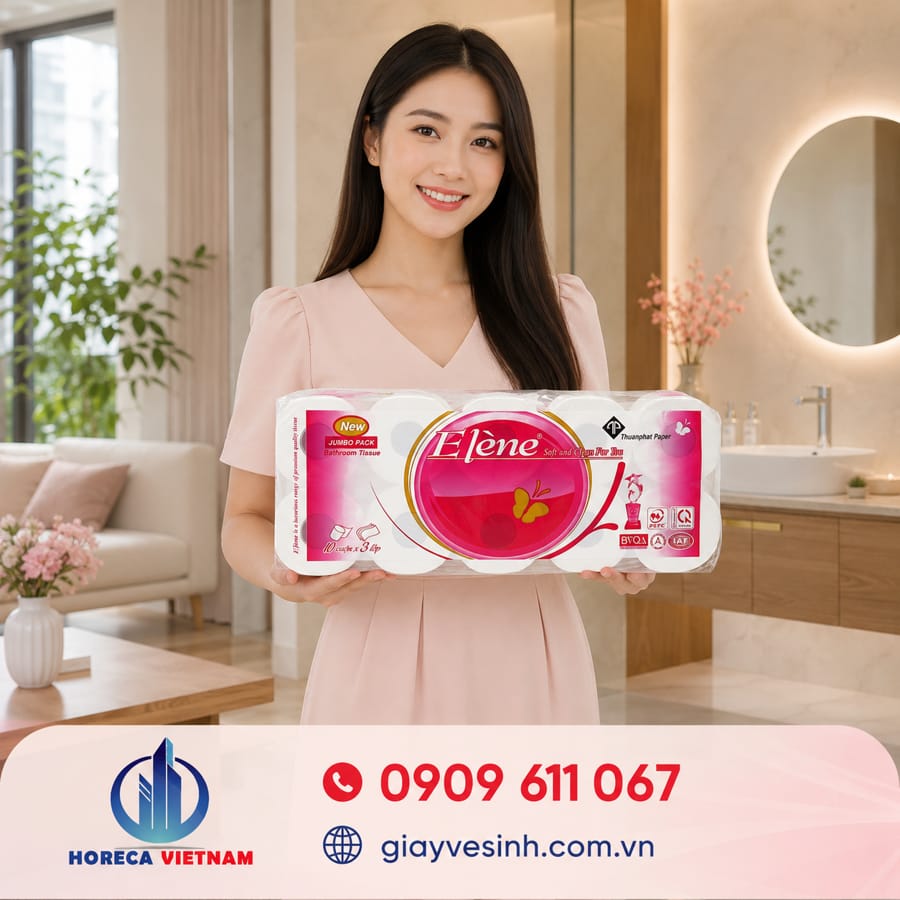 Mua giấy vệ sinh elena có lõi uy tín giá tốt tại Horeca Việt Nam