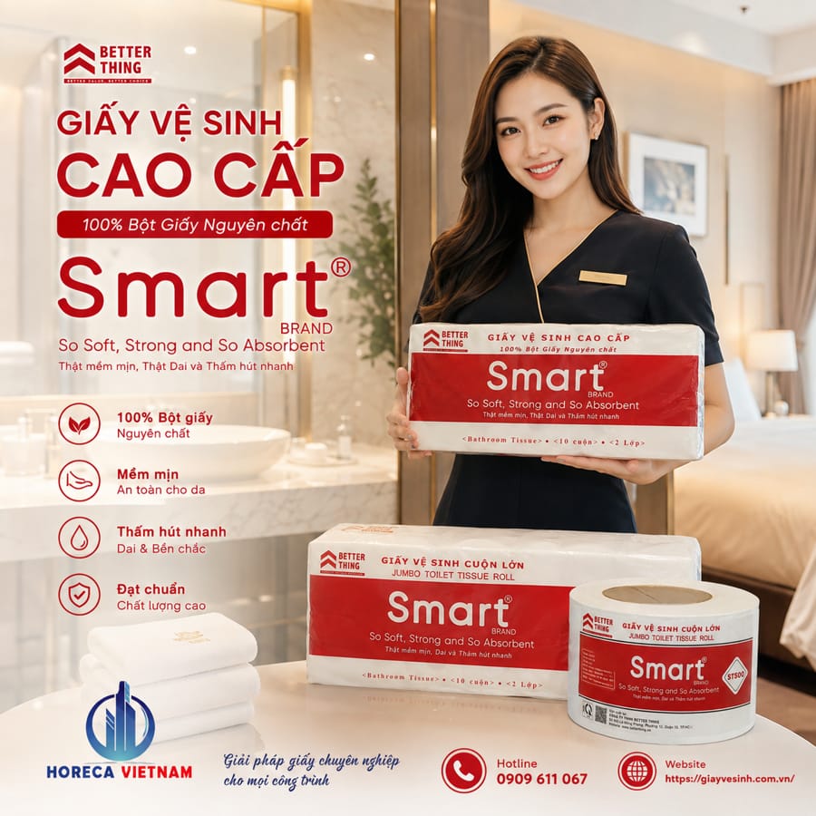 Mua giấy vệ sinh smart cao cấp giá tốt tại Horeca Việt Nam