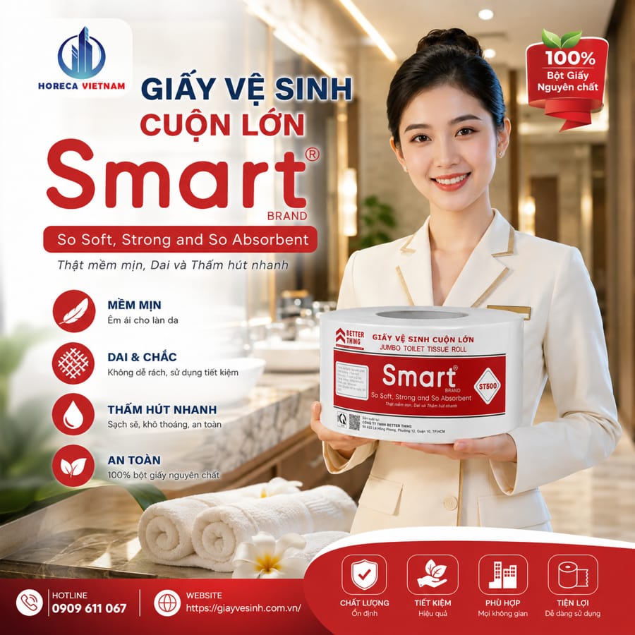 Mua giấy vệ sinh smart online cao cấp giá sỉ tốt nhất tại Horeca Việt Nam