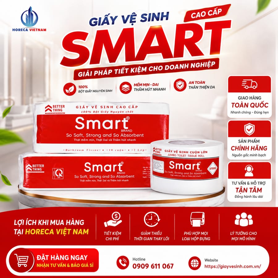 Mua giấy vệ sinh smart online tiết kiệm cho doanh nghiệp