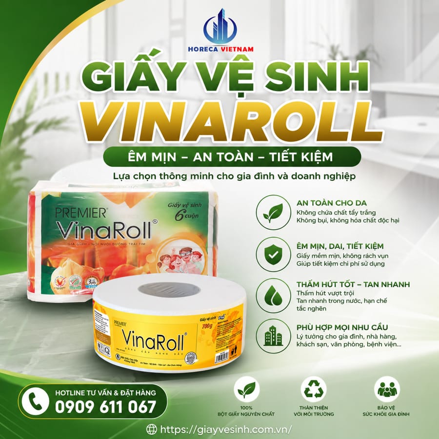 Đánh giá giấy vệ sinh vinaroll có tốt không tại Horreca Việt Nam