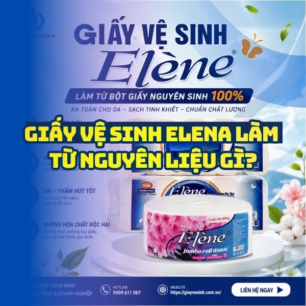 Tìm hiểu nguyên liệu giấy vệ sinh elena tại Horeca Việt Nam