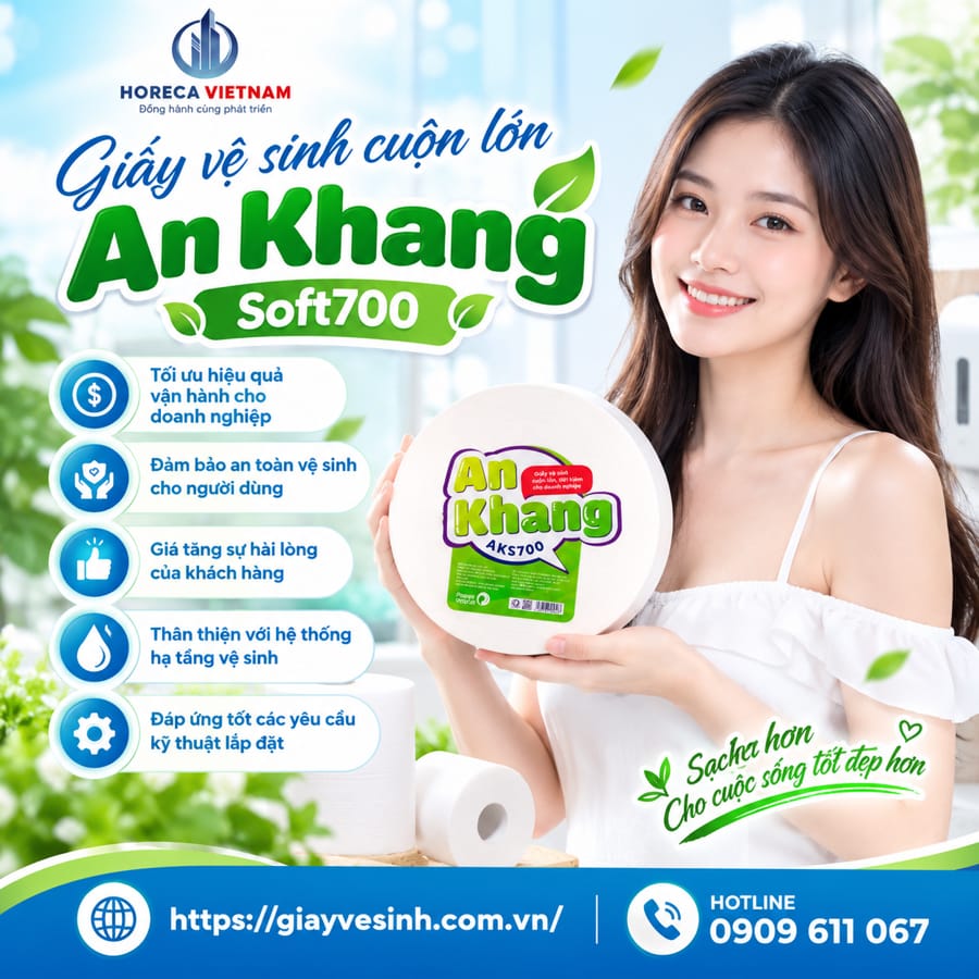 Báo giá giấy vệ sinh cuộn lớn Long An mới nhất tại Horeca Việt Nam