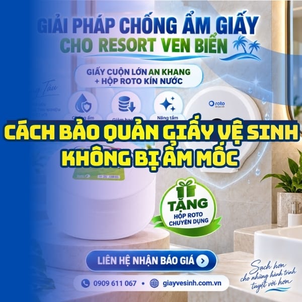 Cách bảo quản giấy vệ sinh môi trường biển không bị ẩm mốc tại Vũng Tàu