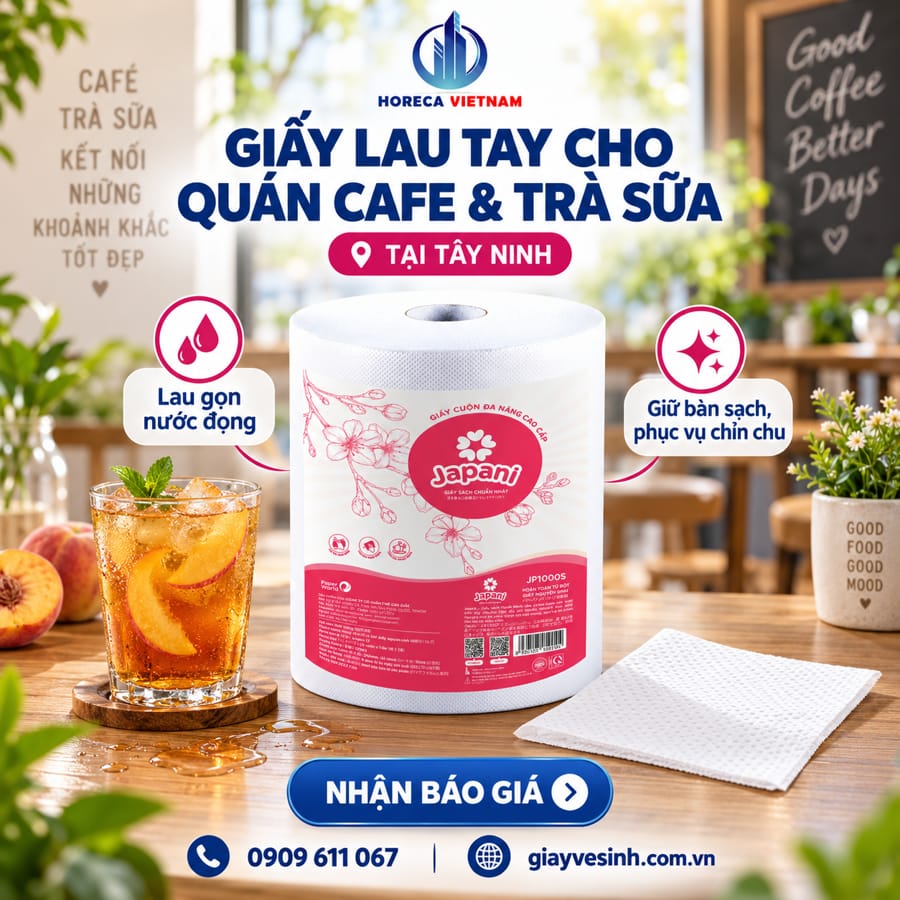 Cung cấp giấy lau tay đa năng quán cafe tây ninh.
