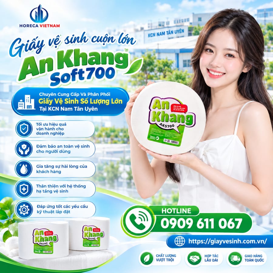 Cung cấp giấy vệ sinh KCN Nam Tân Uyên uy tín giá tốt tại NPP Horeca Việt Nam