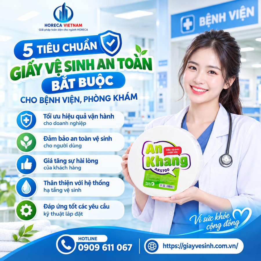 Địa chỉ mua giấy vệ sinh bệnh viện Bình Dương an toàn cho bệnh nhân tại NPP Horeca Việt Nam