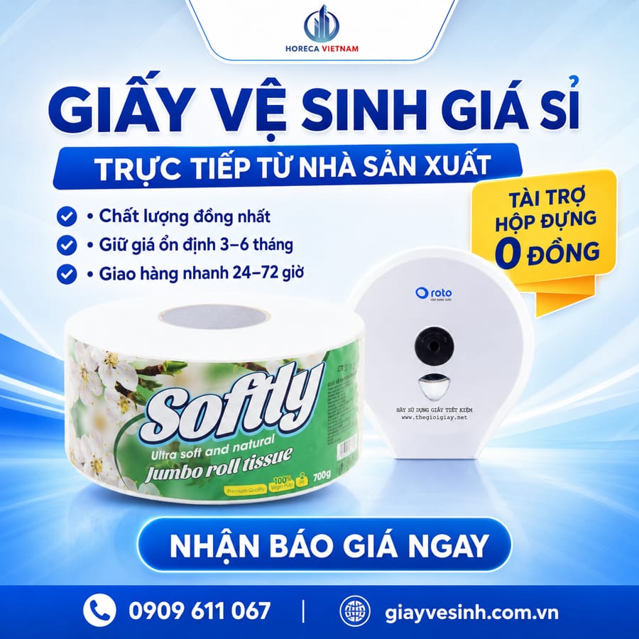 Địa chỉ mua giấy vệ sinh softly trực tiếp từ nhà sản xuất