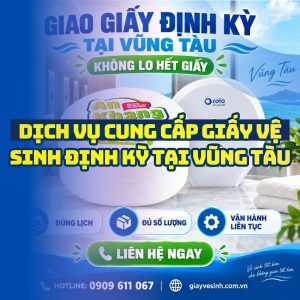 Dịch vụ giao giấy vệ sinh định kỳ vũng tàu uy tín vận hành liên tục tại NPP Horeca Việt Nam