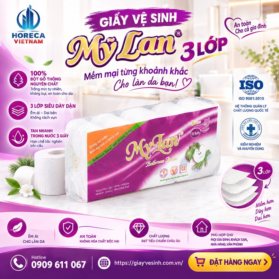 Sự bùng nổ của giấy vệ sinh Mỹ Lan 3 lớp trên thị trường không phải là một hiện tượng ngẫu nhiên, mà xuất phát từ việc đáp ứng chính xác những nhu cầu khắt khe nhất của người tiêu dùng hiện đại