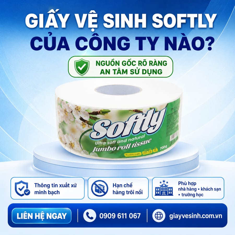 Tìm hiểu nguồn gốc xuất xứ công ty sản xuất giấy vệ sinh softly