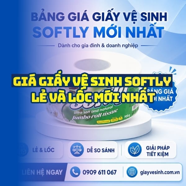Giấy vệ sinh softly giá bao nhiêu trên thị trường hiện nay?