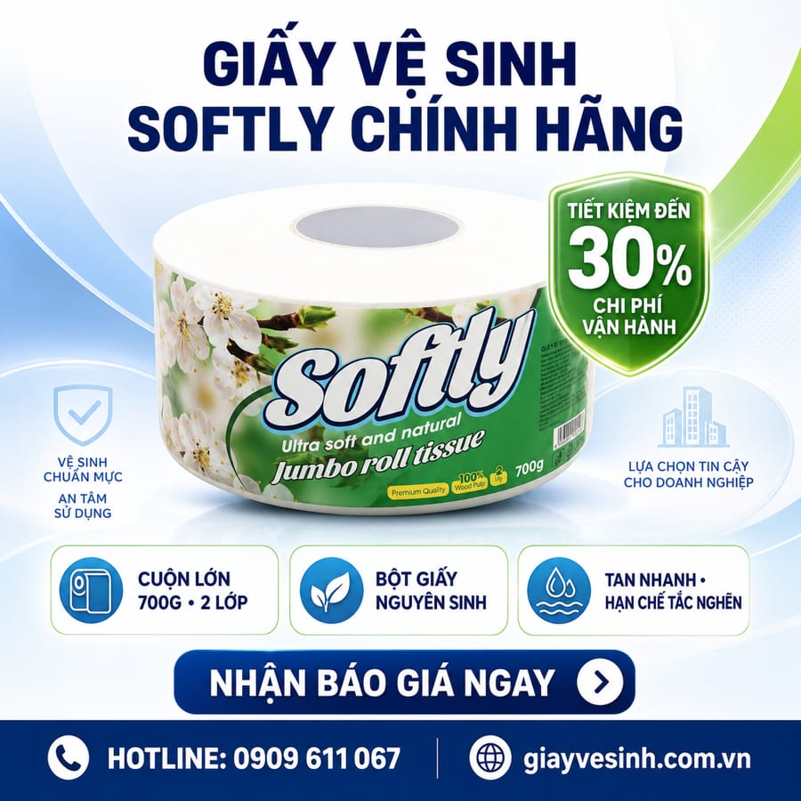 Horeca Việt Nam cung cấp giấy vệ sinh softly chính hãng giá tốt