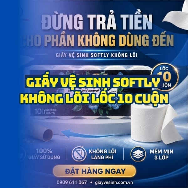 Horeca Việt Nam cung cấp giấy vệ sinh softly không lõi giá tốt giao hàng nhanh