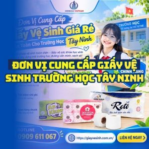 Horeca Việt Nam đơn vị cung cấp giấy vệ sinh giá rẻ trường học tây ninh giá sỉ tận kho an toàn cho học sinh
