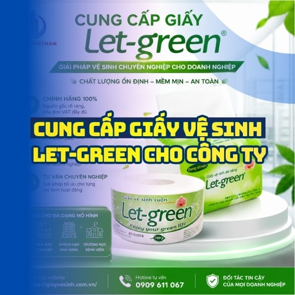 Horeca Việt Nam nhà cung cấp giấy Let-green cho công ty uy tín giá sỉ tốt nhất
