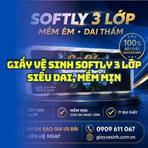 Horeca Việt Nam nhà cung cấp giấy vệ sinh softly 3 lớp giá tốt giao hàng nhanh