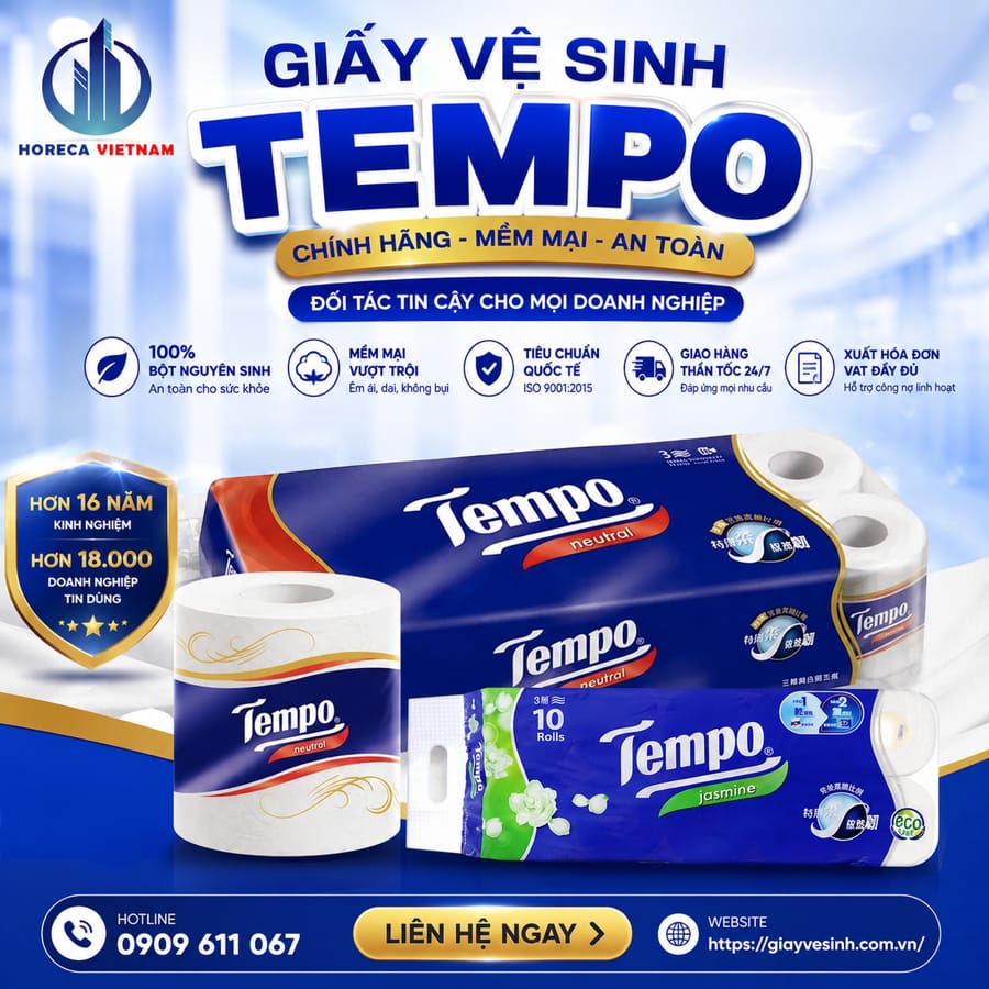 Horeca Việt Nam nhà máy sản xuất và phân phối trực tiếp. Một đại lý giấy vệ sinh uy tín