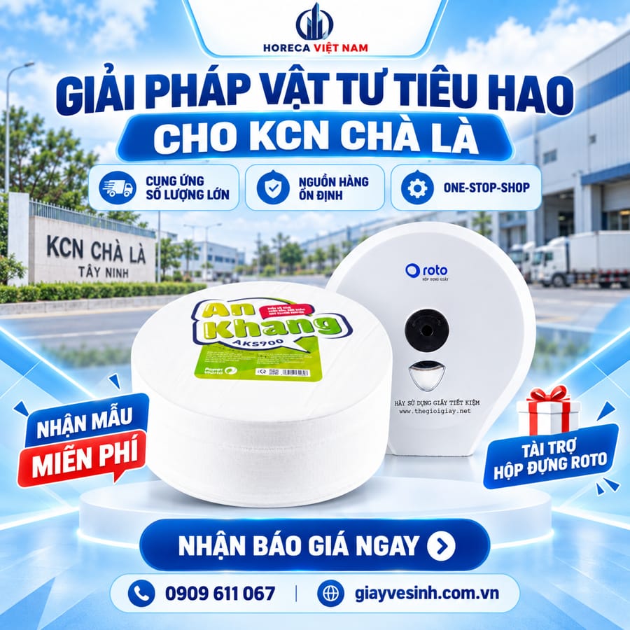 Horeca Việt Nam nhà phân phối giấy vệ sinh kcn chà là uy tín giá tốt