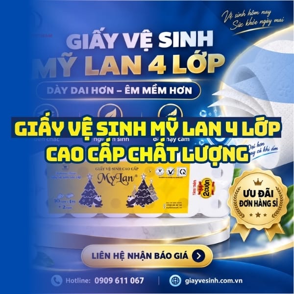 Horeca Việt Nam nhà phân phối giấy vệ sinh mỹ lan 4 lớp uy tín giá tốt