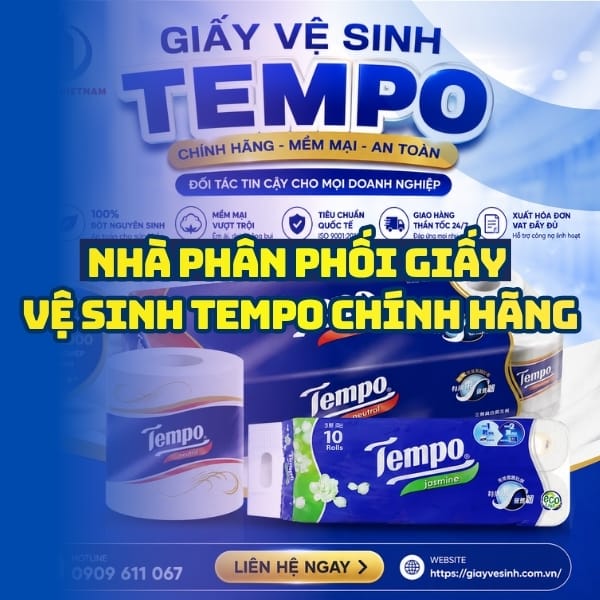 Horeca Việt Nam nhà phân phối giấy vệ sinh tempo chính hãng giá tốt giao hàng nhanh uy tín
