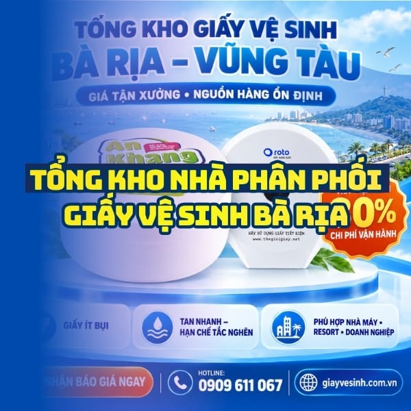 Horeca Việt Nam nhà phân phối giấy vệ sinh bà rịa giá tốt tận xưởng giao hàng tận nơi