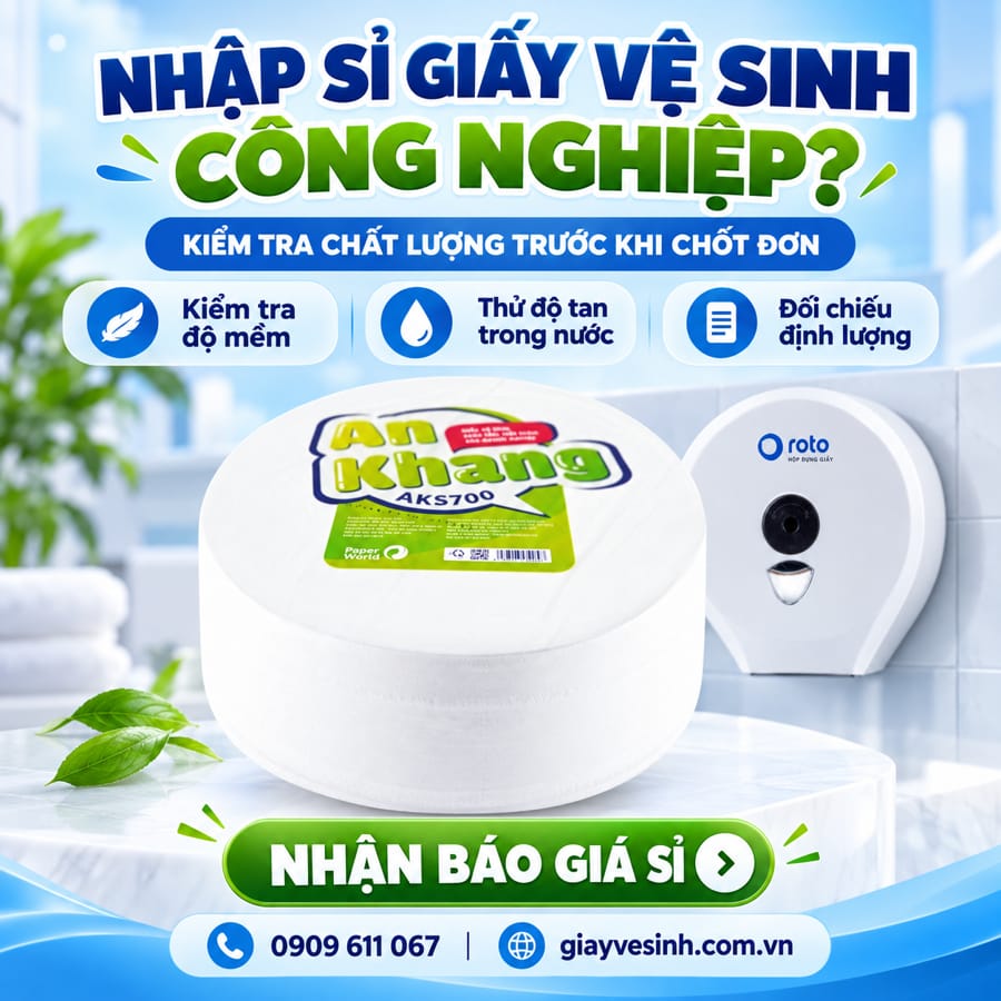 Cách kiểm tra chất lượng giấy vệ sinh công nghiệp trước khi nhập sỉ