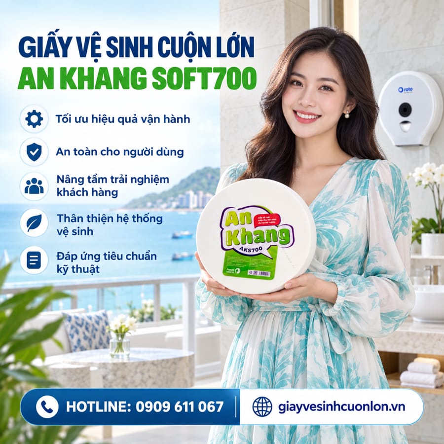 Mua giấy vệ sinh cuộn lớn tối ưu hiệu quả vận hành môi trường biển tại NPP Horeca Việt Nam