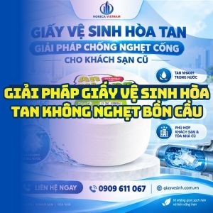 Mua giấy vệ sinh hòa tan không nghẹt bồn cầu cao cấp tại NPP Horeca Việt Nam