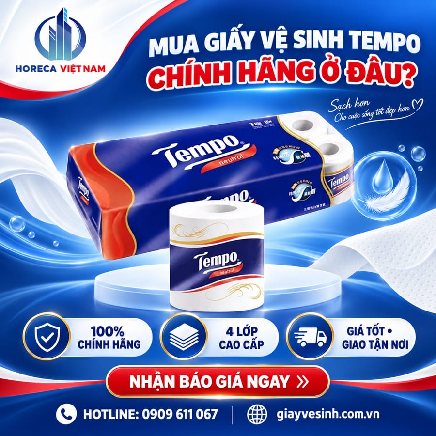 Mua giấy vệ sinh tempo ở đâu giá tốt giao hàng nhanh?