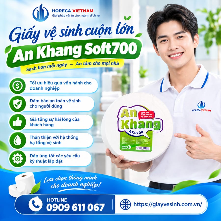 Mua giấy vệ sinh trạm dừng chân cao tốc uy tín giá tốt tại Horeca Việt Nam