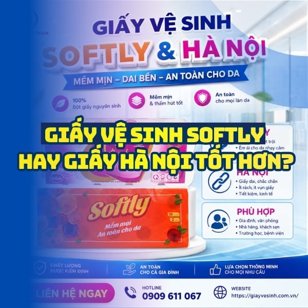 So sánh giấy vệ sinh softly và hà nội uy tín tại Horeca Việt Nam