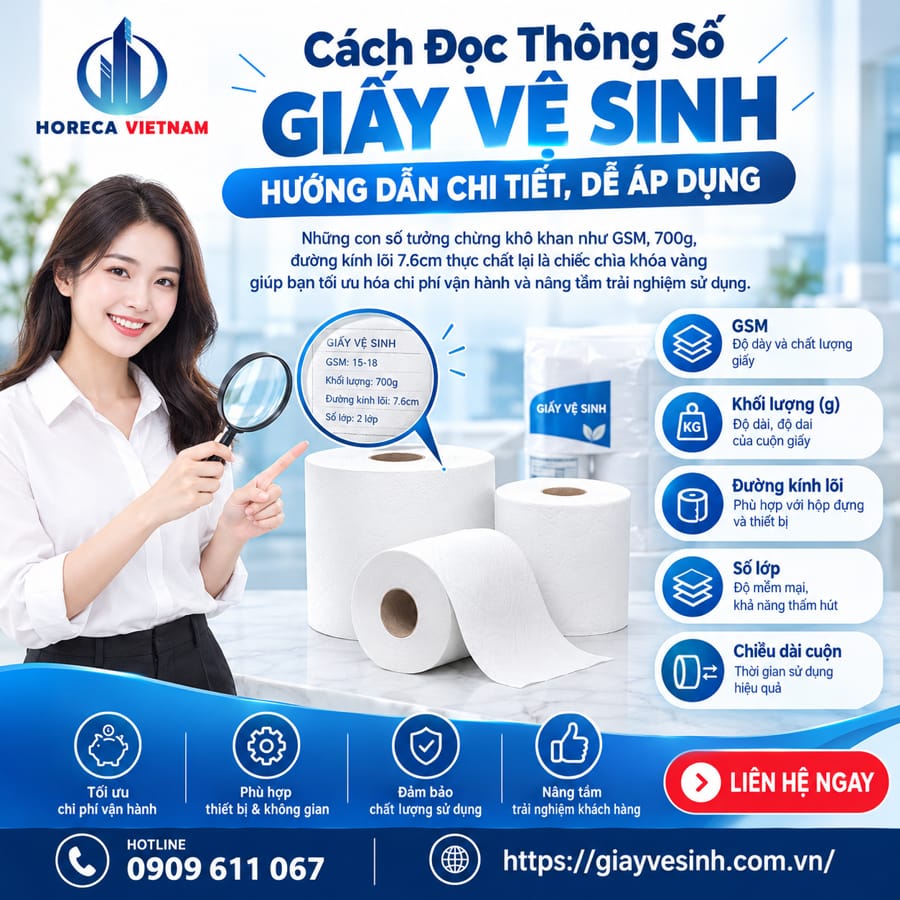 Hướng dẫn cách đọc thông số giấy vệ sinh chi tiết dễ áp dụng.