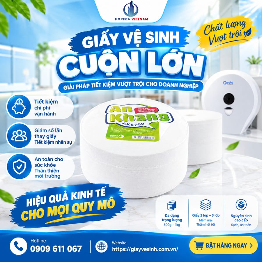 Cung cấp giấy vệ sinh Nghệ An cho kcn khách sạn tòa nhà