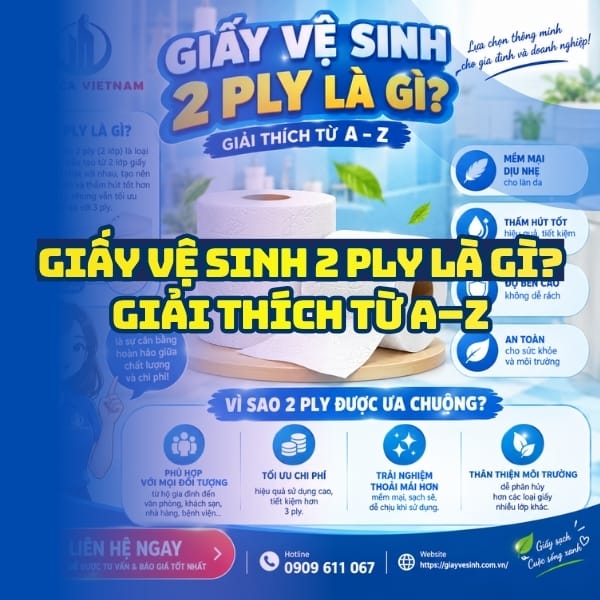 Giấy vệ sinh 2 ply là gì giải thích từ A-Z tại Horeca Việt Nam