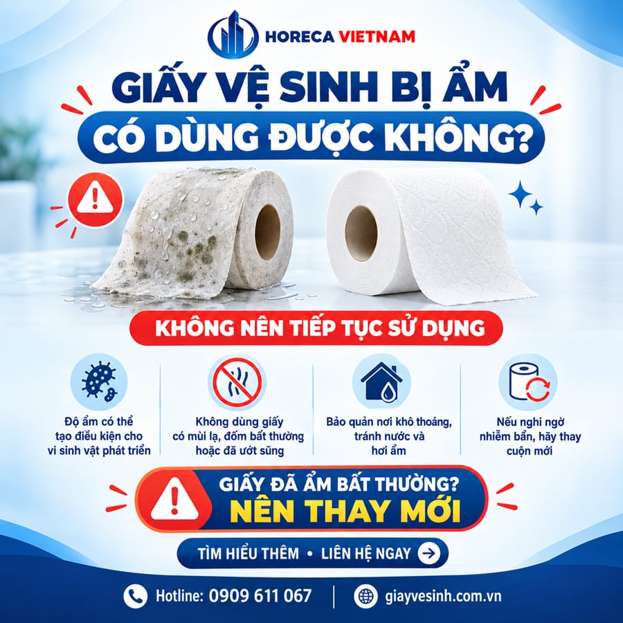 Tìm hiểu giấy vệ sinh bị ẩm có dùng được không chi tiết?