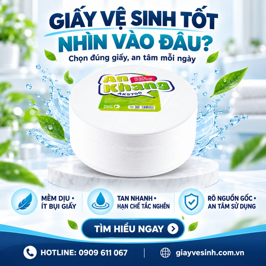 Tìm hiểu giấy vệ sinh chất lượng tốt có đặc điểm gì?
