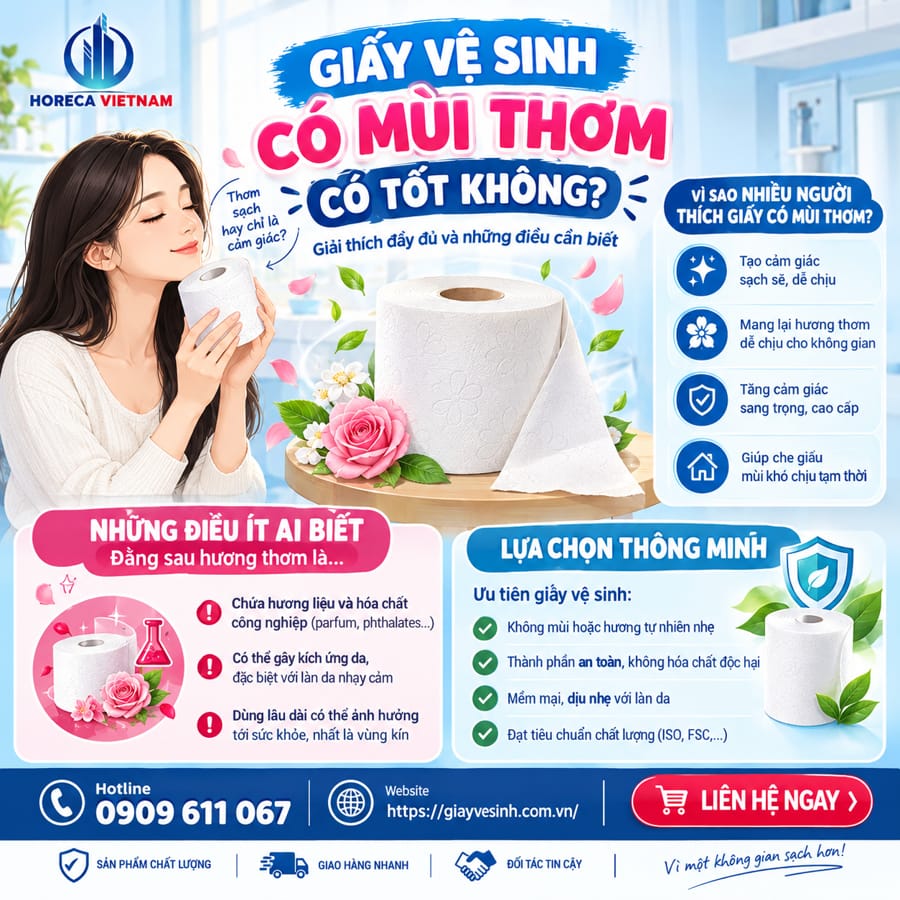 Tìm hiểu giấy vệ sinh có mùi thơm có tốt không?