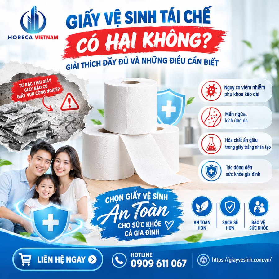Tìm hiểu giấy vệ sinh tái chế có hại không?