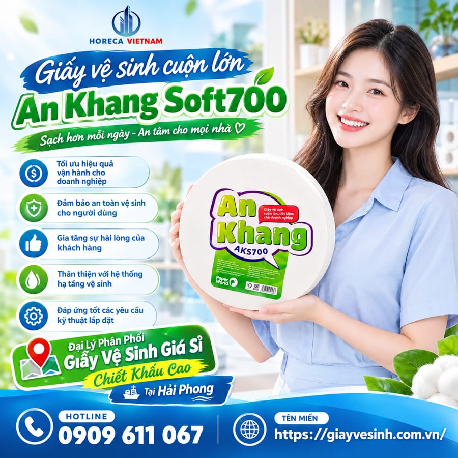 Horeca Việt Nam đại lý giấy vệ sinh hải phòng uy tín giá tốt