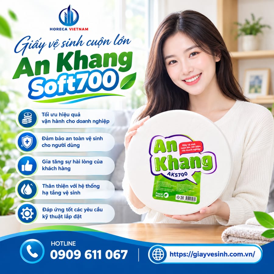 Horeca Việt Nam cung cấp đa dạng các dải sản phẩm giấy vệ sinh công nghiệp cao cấp, cam kết 100% bột giấy nguyên sinh, độ dai mềm vượt trội.