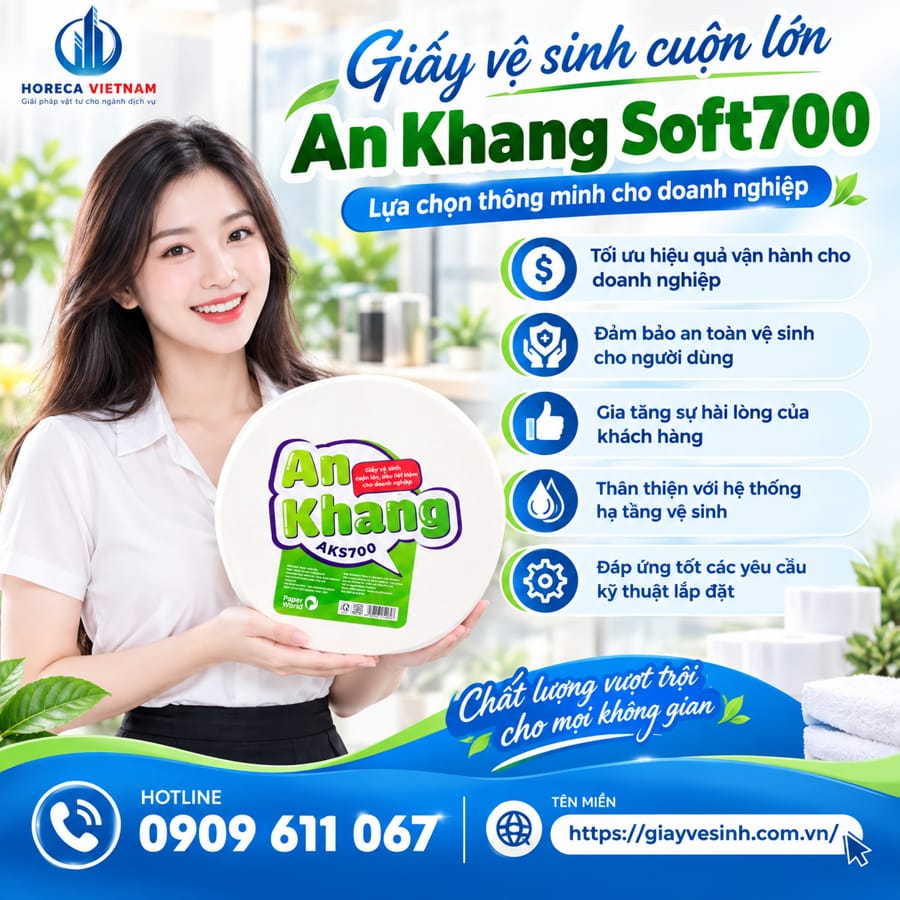 Horeca Việt Nam nhà cung cấp giấy vệ sinh tại Vinh uy tín giá tốt