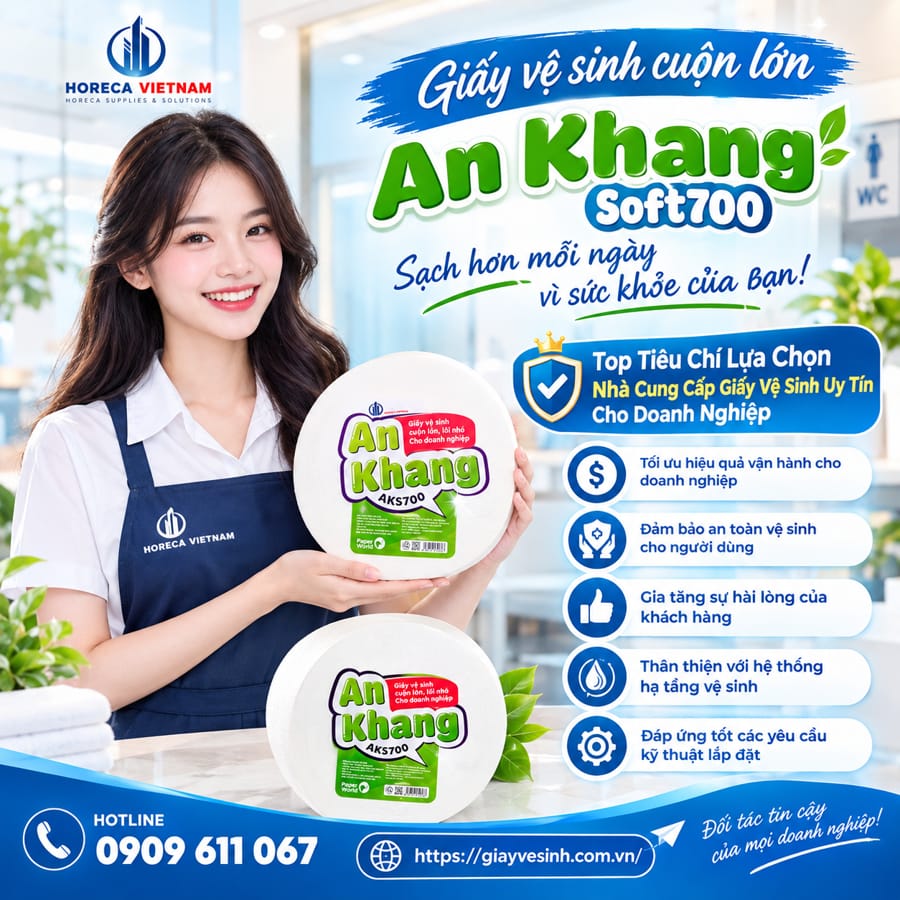 Horeca Việt Nam nhà cung cấp giấy vệ sinh uy tín giá tốt